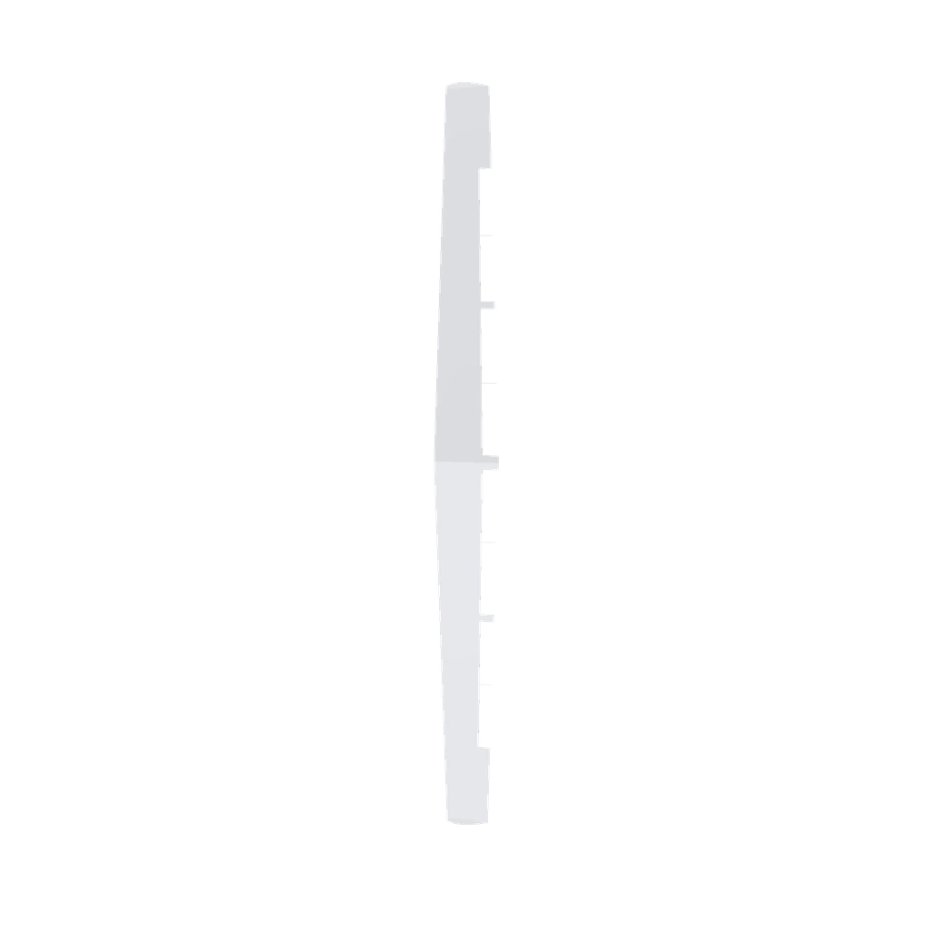 Long‑endurance UAV wing, high aspect ratio with flaps and ailerons segmented alo