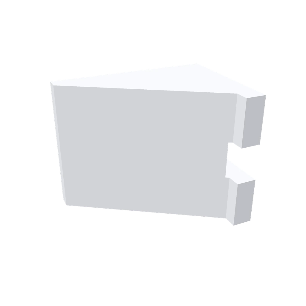 Angled phone stand with cable slot