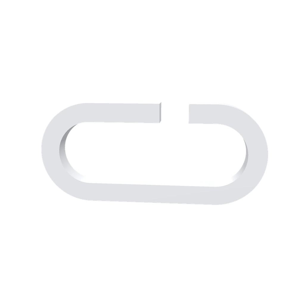 Printable carabiner-style clip